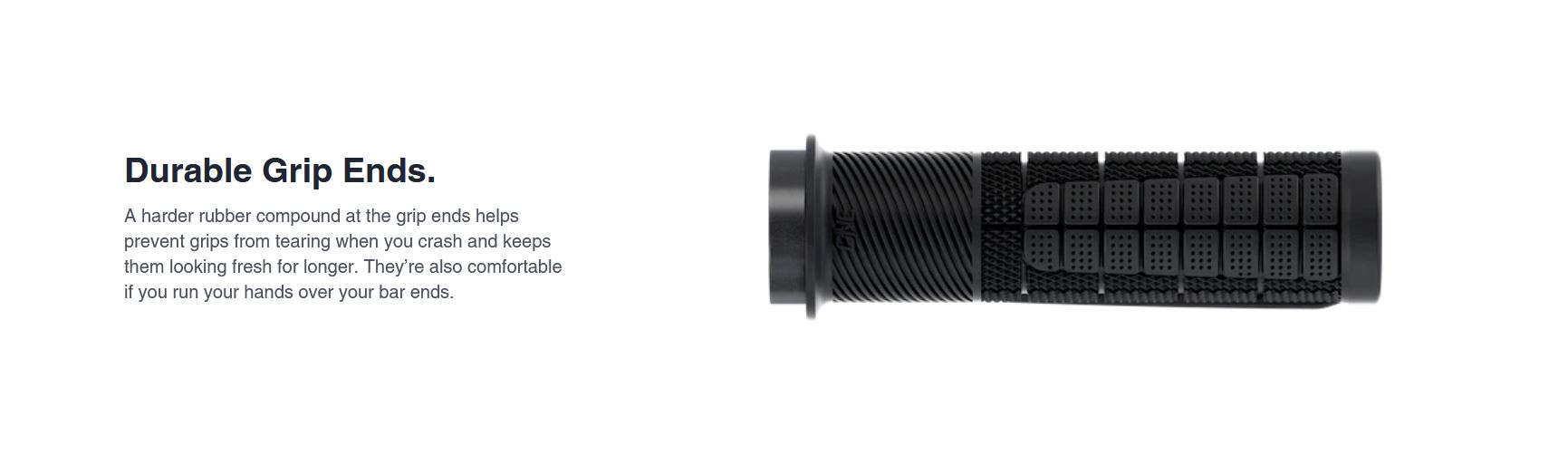 OneUp Components Thick Grips, Black Grip Flange No | Part